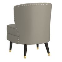 Kyrie Accent Chair in Grey-Beige