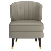 Kyrie Accent Chair in Grey-Beige