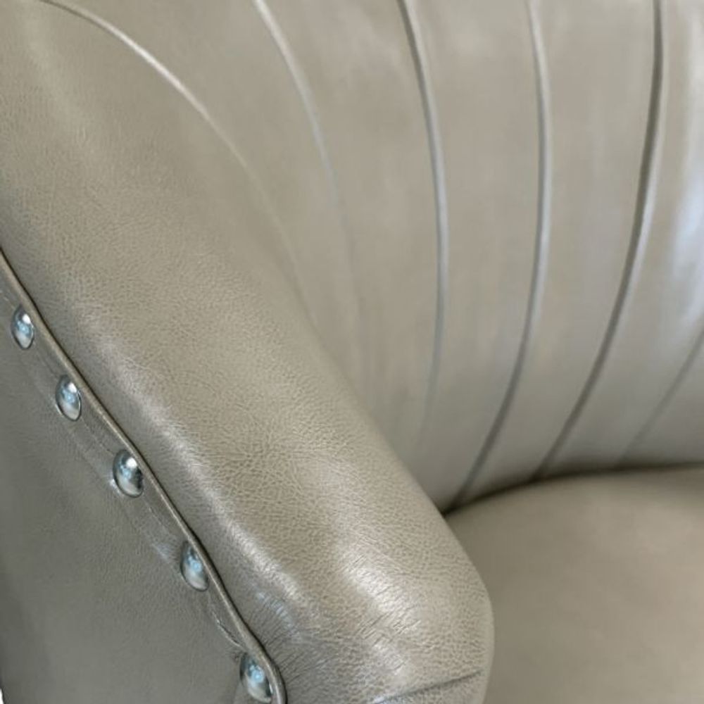 Kyrie Accent Chair in Grey-Beige