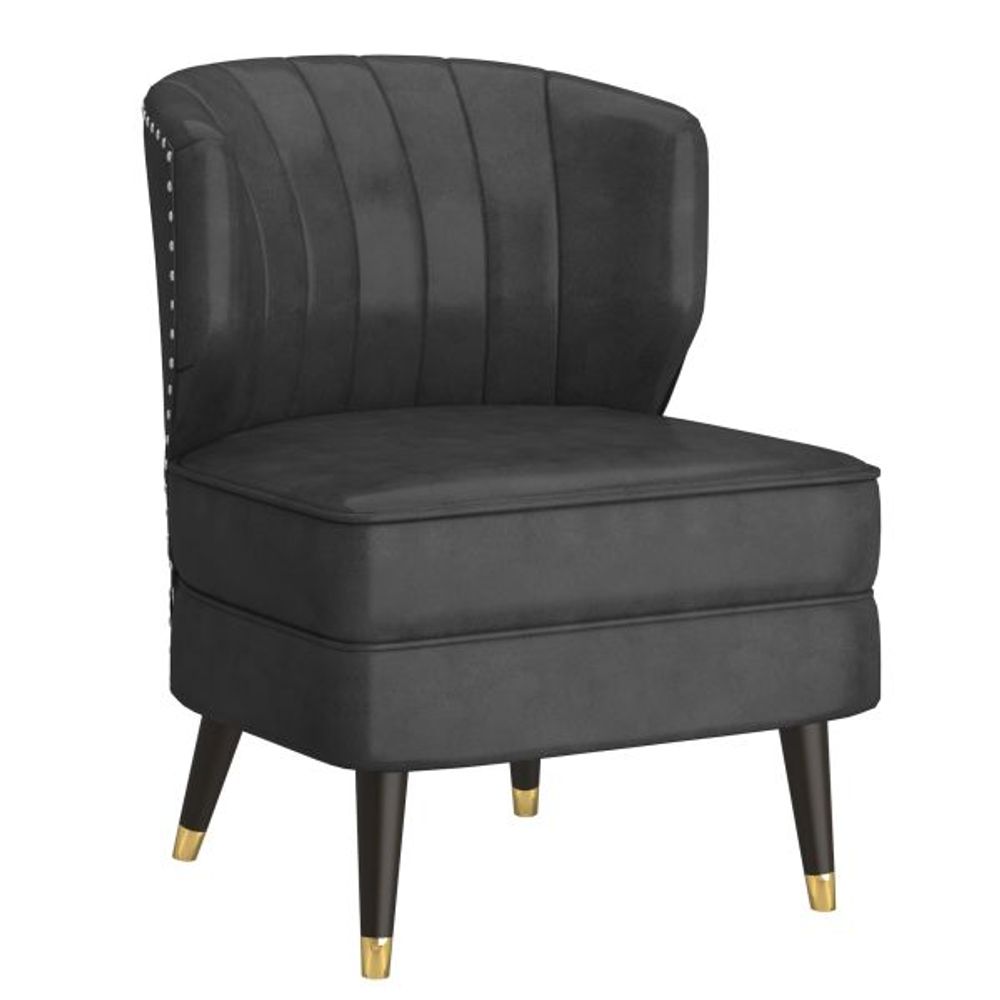 Kyrie Accent Chair in Grey