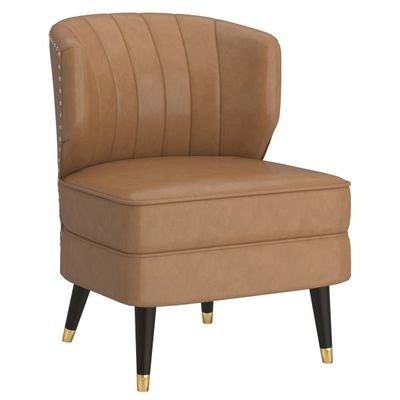 Kyrie Accent Chair in Saddle