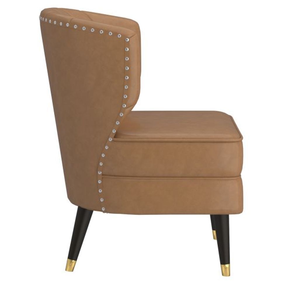 Kyrie Accent Chair in Saddle