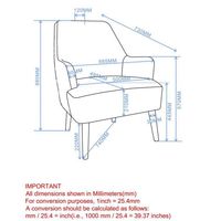 Zoey Accent Chair in Cream