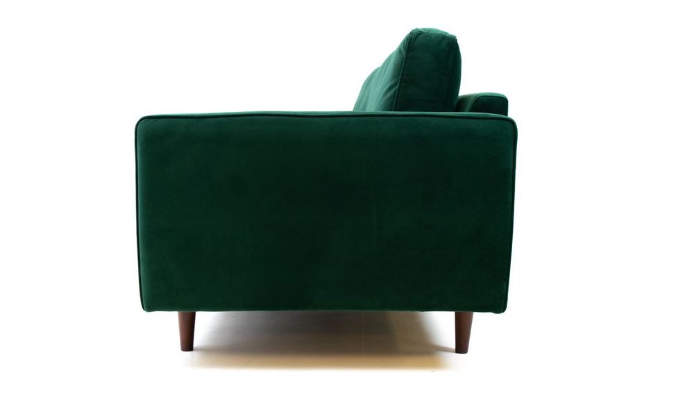 Robbie Velvet Loveseat- Emerald Green