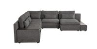 Morgan Sectional (Large) - Knit Beige