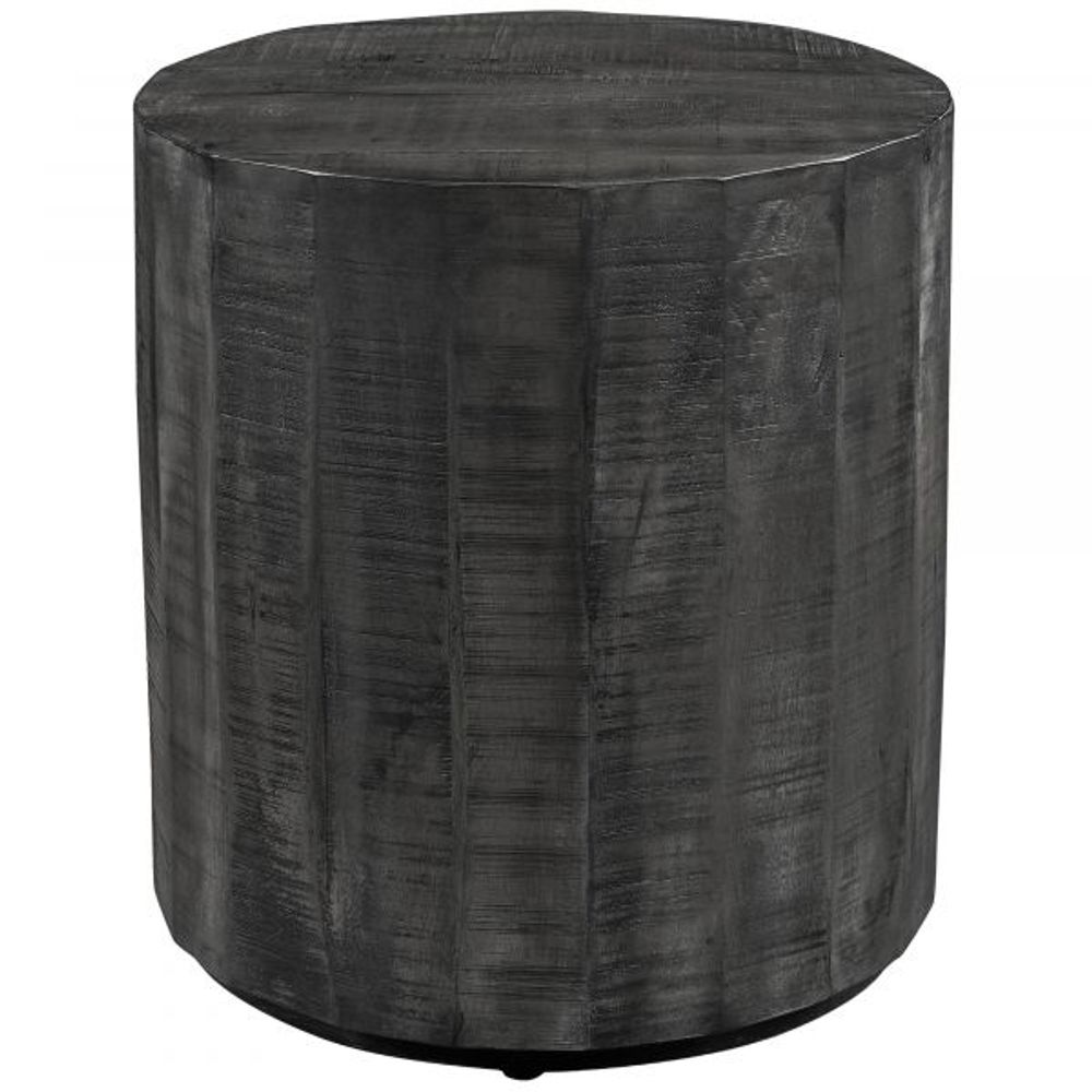 Eva Accent Table in Distressed Grey