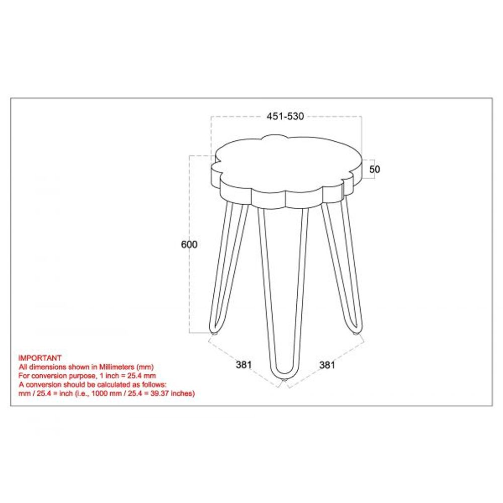 Nila Accent Table in Light Grey