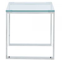 Zevon Accent Table in Silver