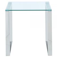 Zevon Accent Table in Silver