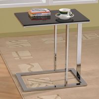 Mod Accent Table in Chrome/Black