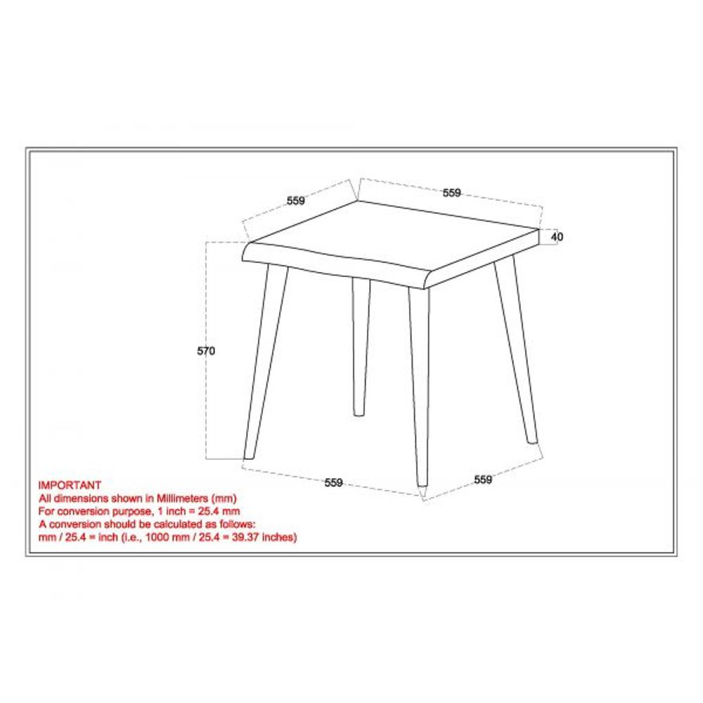 Arnav Accent Table in Walnut