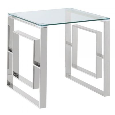 Eros Accent Table in Silver