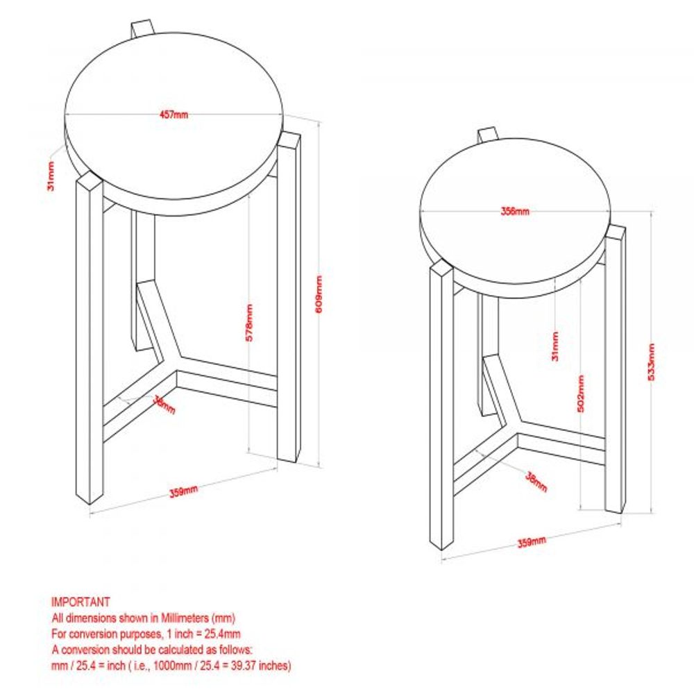 Pascal Accent Table in Grey