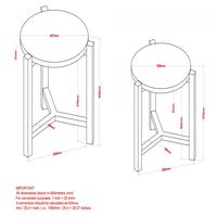 Pascal Accent Table in Grey