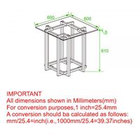 Florina Accent Table in Silver and Gold