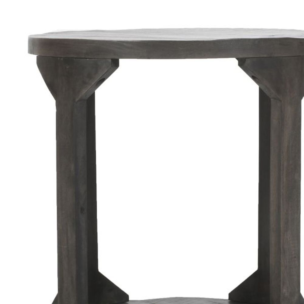 Avni Accent Table in Distressed Grey