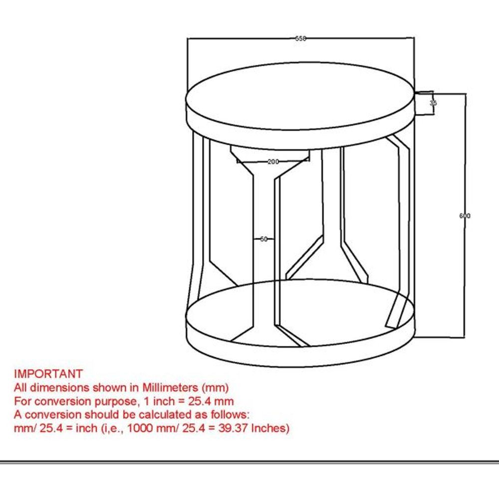 Avni Accent Table in Distressed Grey