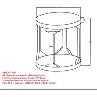 Avni Accent Table in Distressed Grey