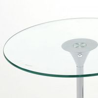 Tulip 2pc Accent Table in Chrome