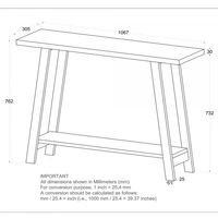 Volsa Console Table in Reclaimed