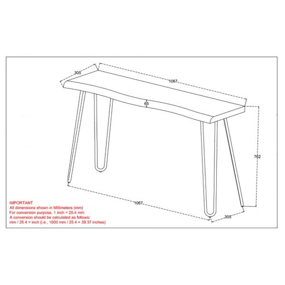 Nila Console/Desk in Light Grey