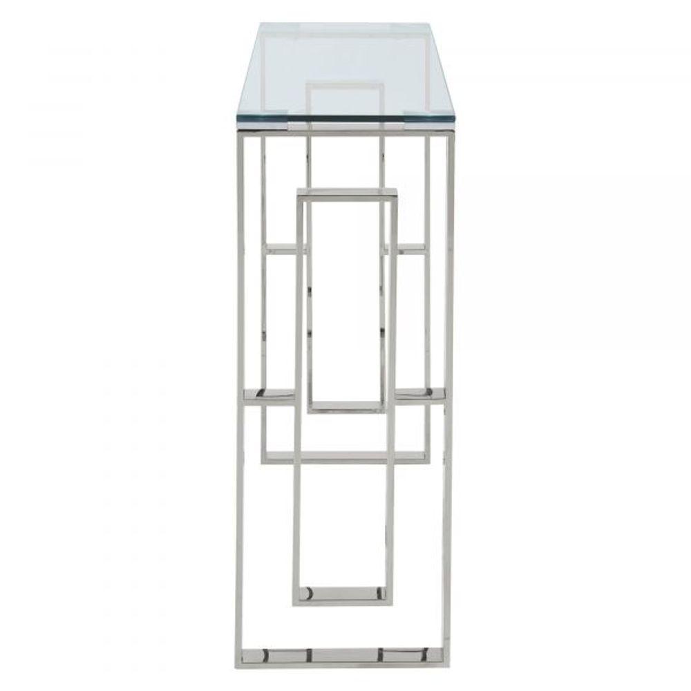 Eros Console/Desk in Silver