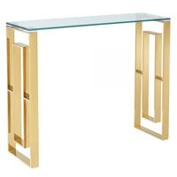 Eros Console/Desk in Gold