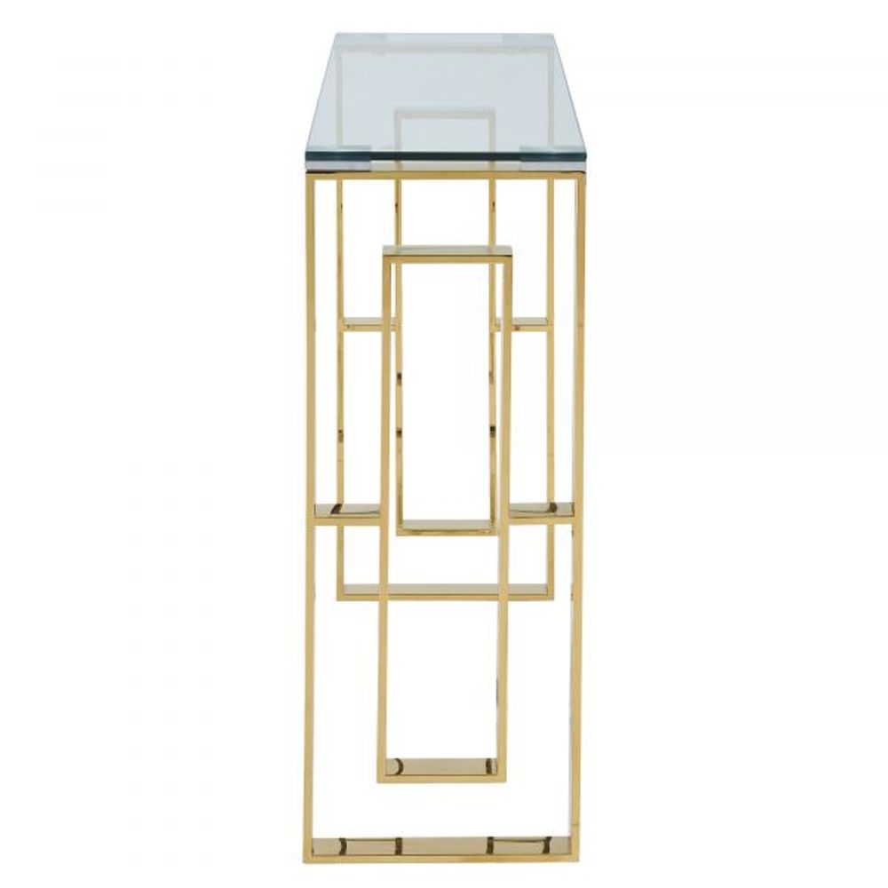 Eros Console/Desk in Gold