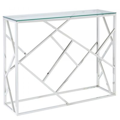 Juniper Console Table in Silver