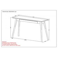 Chintu Console/Desk in Light Grey