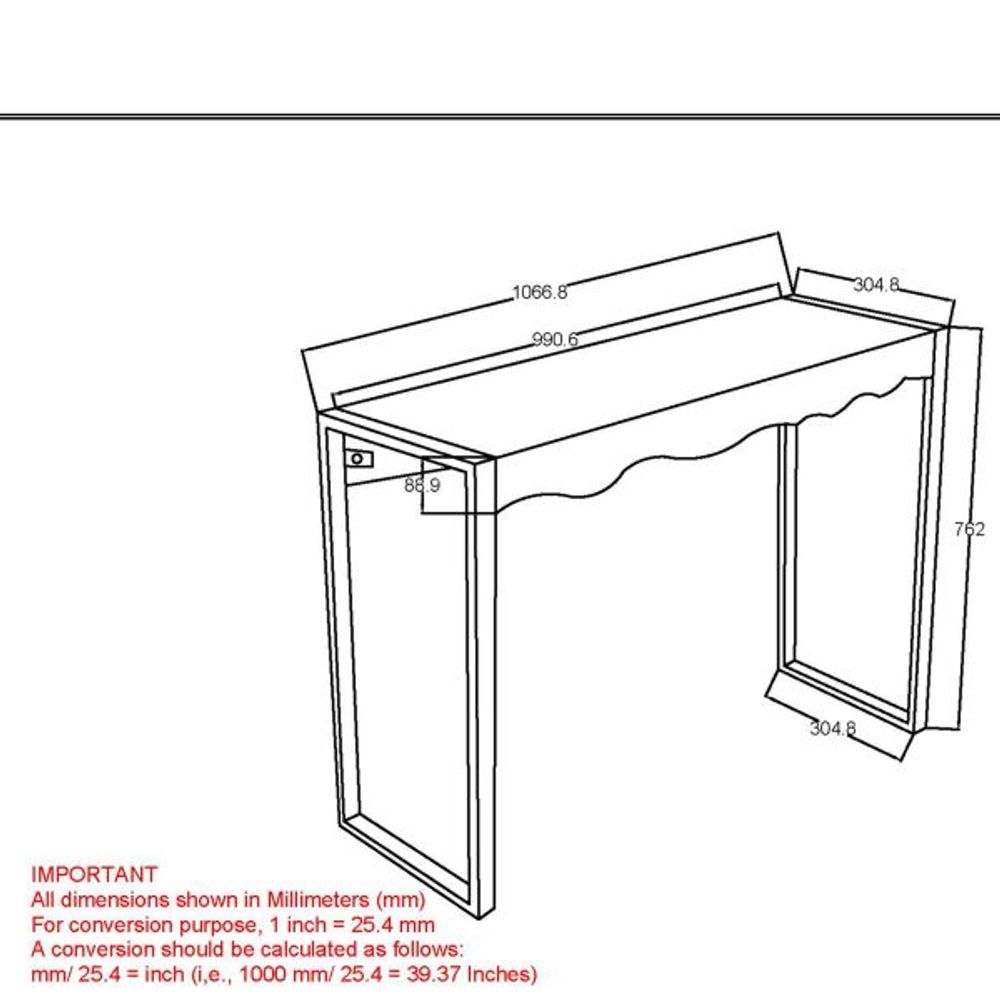 Rohani Console Table in Natural