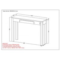 Idris Console/Desk in Grey