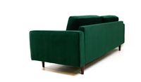 Robbie Velvet Sofa-Emerald Green