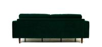 Robbie Velvet Sofa-Emerald Green