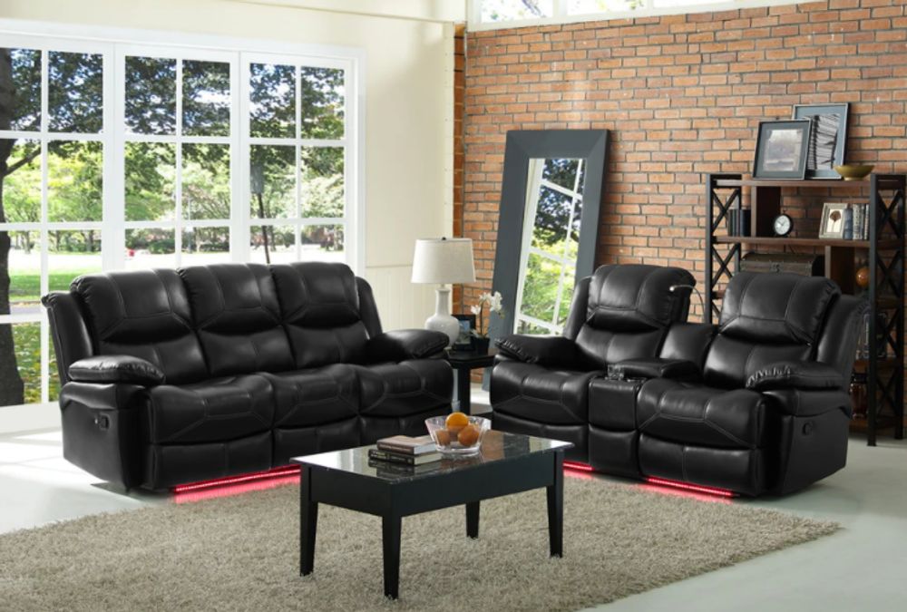 Flynn Power Recliner Sofa - Black