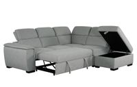 Everest Sleeper Sectional w/Storage-Right Chaise