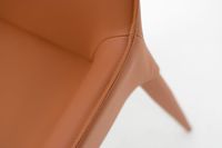 Tango Dining Chair-Orange/Brown Set of 2