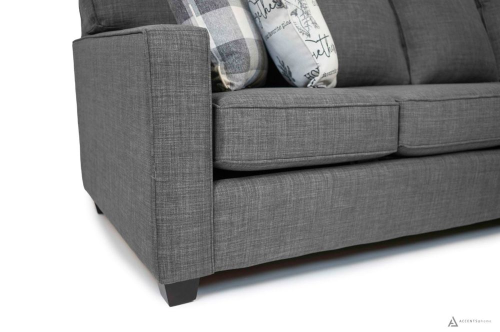 Rino Sectional - Restore Charcoal - Made In Canada