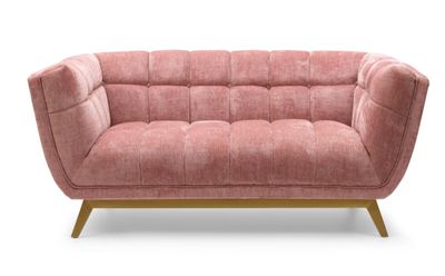 Yaletown Mid Century Accent Loveseat