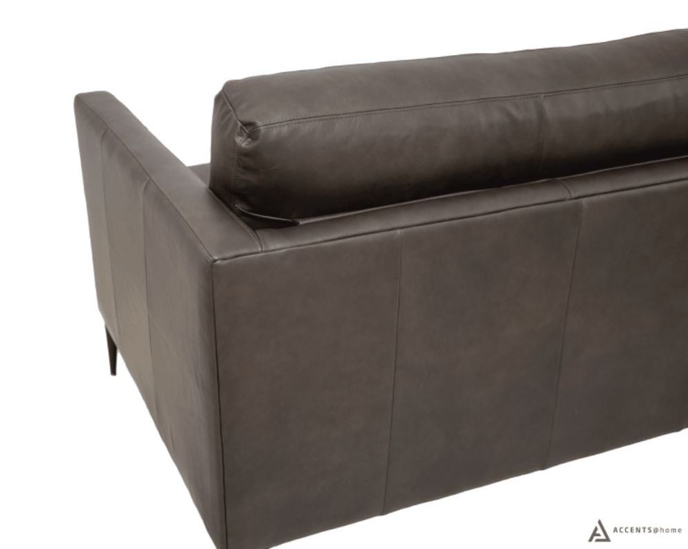 Vista Leather Sofa - Montana Charcoal