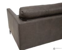 Vista Leather Sofa - Montana Charcoal