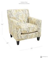 Andrea Fabric Chair - Forsythia Yellow