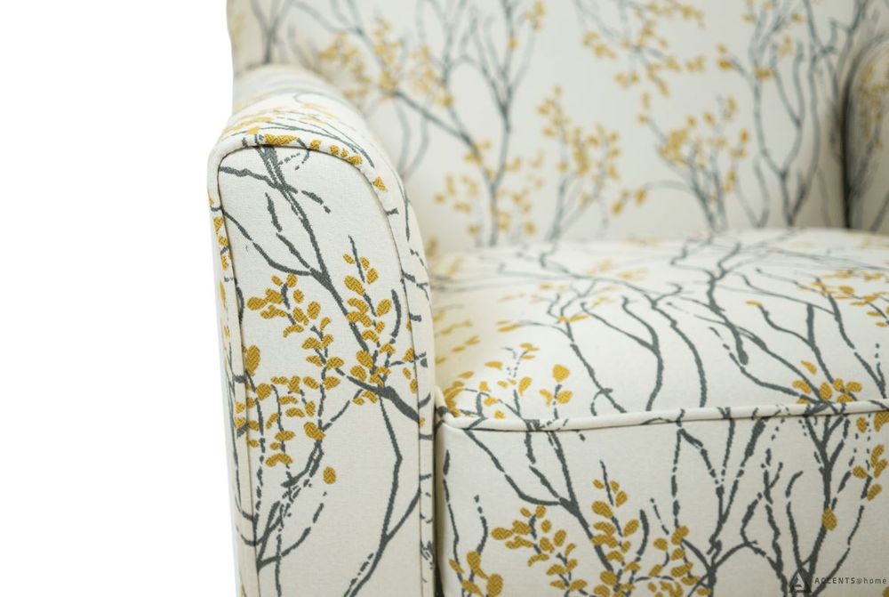 Andrea Fabric Chair - Forsythia Yellow