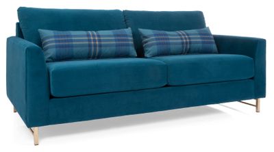 Leo Fabric Sofa - Joyful Turquoise