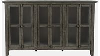 Rustic 6 Door High Cabinet 70" - Stone