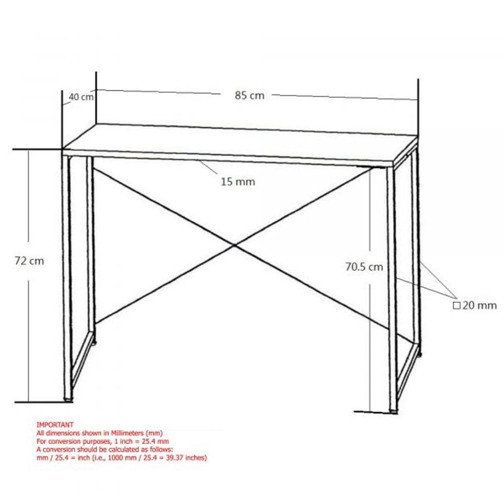 Darcy Desk in Cement