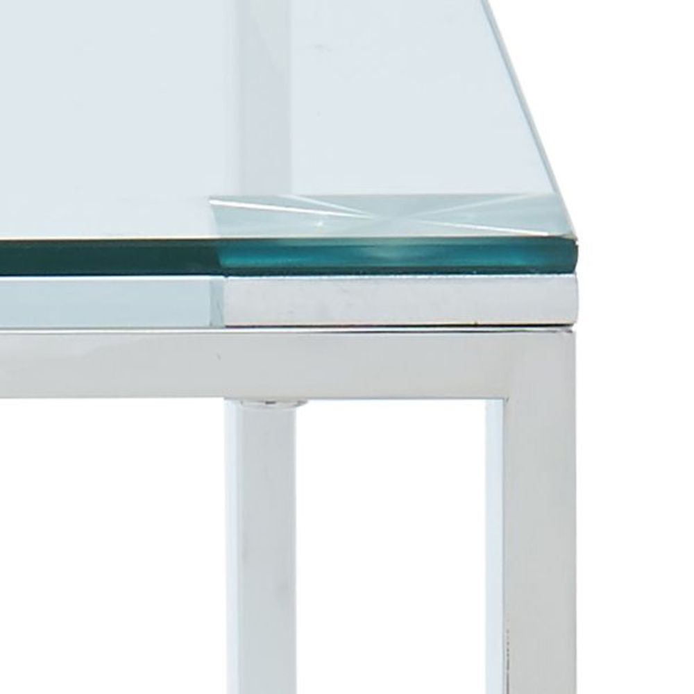 Zevon Desk in Silver