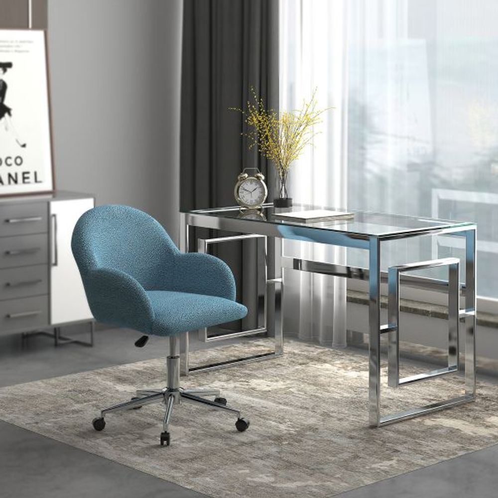 Eros Desk in Silver