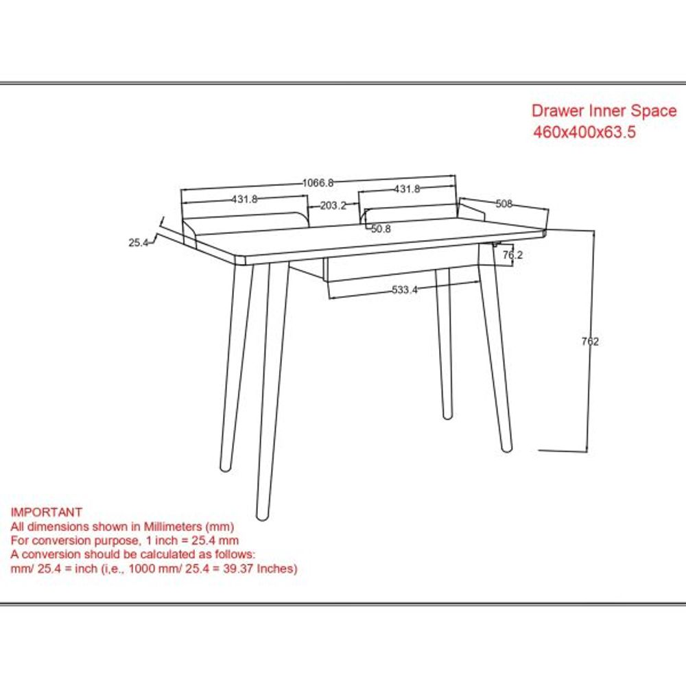 Anand Desk in Natural