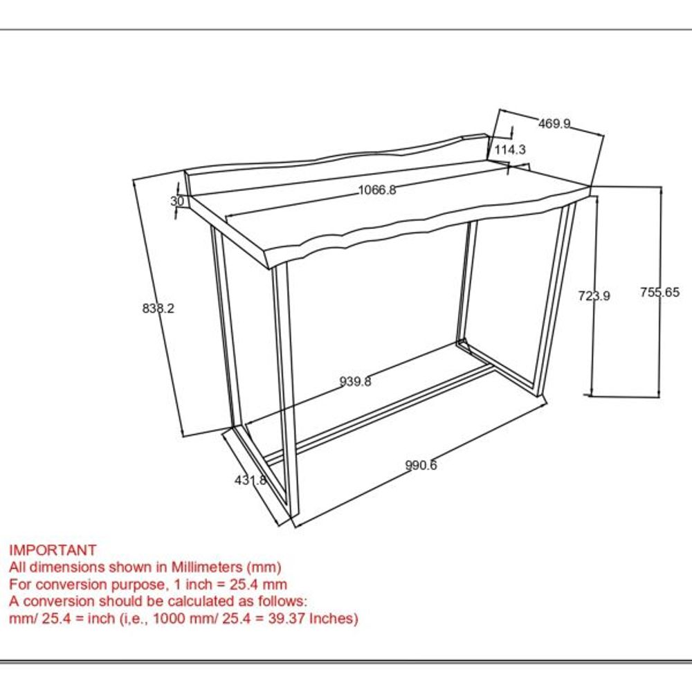 Jivin Desk in Natural